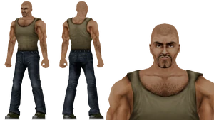 Early model of Cash used in the pre-release build (v0.69).