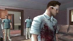 The two Asylum Staff members about to deliver Daniel Lamb to Dixmor Hospital.