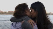 The kiss of Saanvi and Alex
