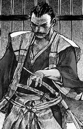 Habaki ready to draw his sword