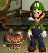The chest containing Mario's Glove.