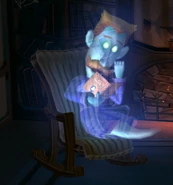 Neville Reading on his chair