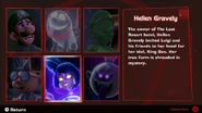 Hellen Gravely description in the guide.