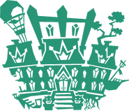 Silhouette of the Treacherous Mansion.