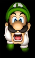 Luigi's terrified