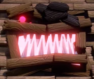 A screenshot of Captain Fishook possessing the ship's deck.