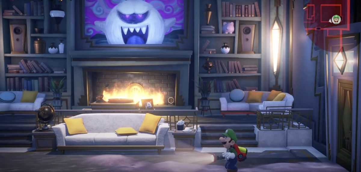 Drawing Room Luigi's Mansion 3