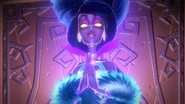 Hellen Gravely revealing her ghost form.