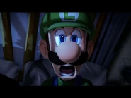 Luigi waking up to Princess Peach's scream at room 503.