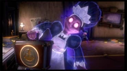 Chambrea with E. Gadd's suitcase.