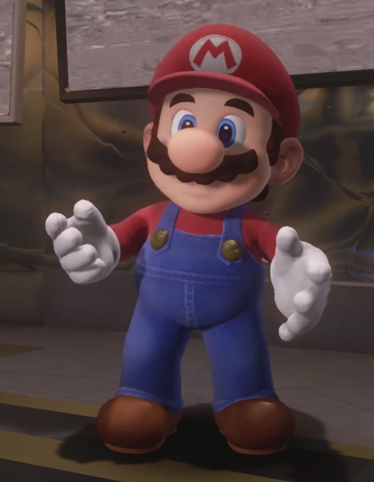 Is there a way to get rid of this crown over Mario's head? : r