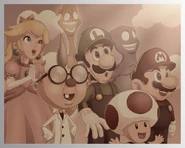 LM3 Credits 18.jpg (92 KB) The principal characters and some ghosts, including an Oozer, admiring the finished building.