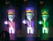 The Clockwork Soldiers in the Clockwork Room, before their fight with Luigi.