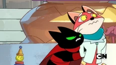 Mao Mao tentando prender Rufus