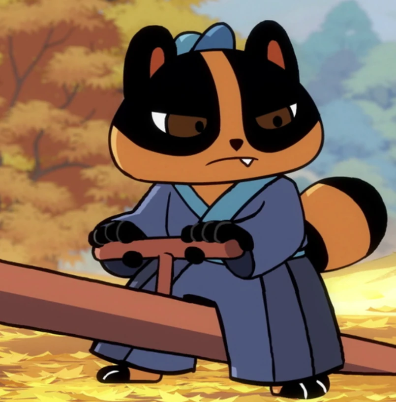 Tanuki Valentão Mao Mao Heróis de