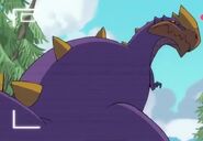 Purple Tyrannosaur Monster