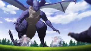 Blue variant dragon
