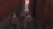 Rina surrounded by crooks.
