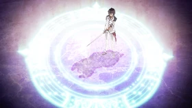 Анос использует <Азхеб>, чтобы возрадить Эмилию.