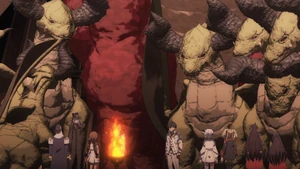 Deiro dragons summoned by Anos' party.