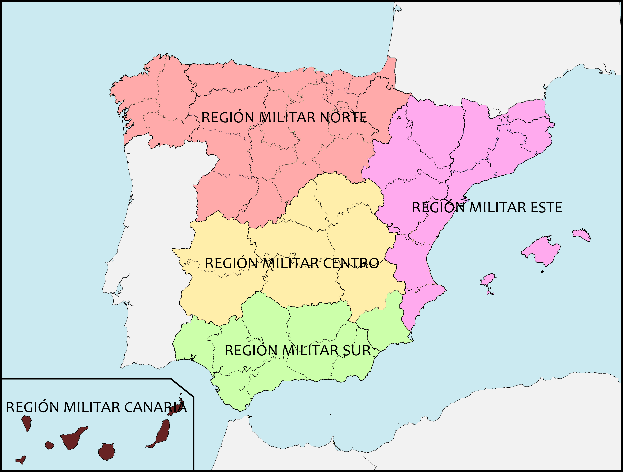 Mapa del sistema del río Cojedes. Para simplificar solo se muestran los