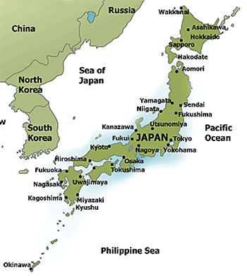 edo japan map