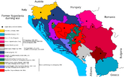 Former Yugoslavia durning war