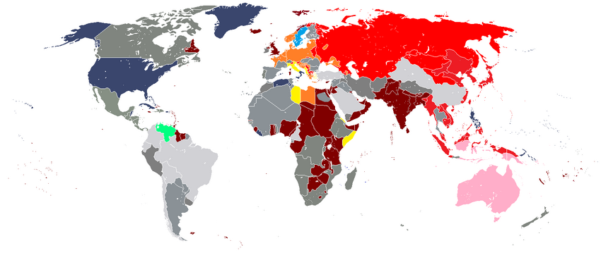 Ravaged World map