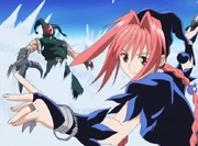 Dorothy immediately strikes down Avrute with one attack.