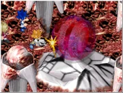 The final battle between MÄR and Gotchi.