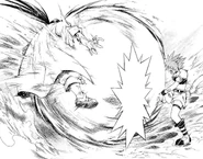 Chaton defeating Alan in the manga with Nyan Nyan Wave.