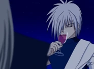 Drinking the night before Peta's match against Nanashi.