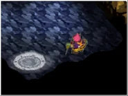 Obit spying on MÄR in Lubanna Lighthouse.