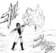 Boulder Axe in the manga.