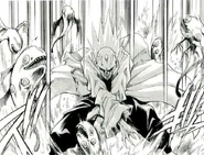 The winged fish in the manga.