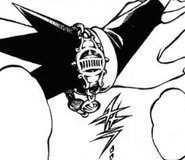 The Armor Golem bracelet in the manga.