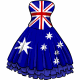 Austalia Day Dress