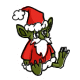 Santa Claws Plushie (2007 Advent Calendar)