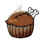 Burnt Turkey Cupcake