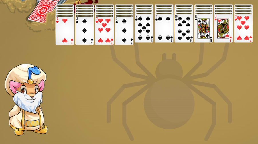 Spider solitaire 2 suits level 75! 