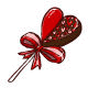 Chocolate Jelly Heart Lolly