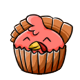 Happy Turkey Cupcake