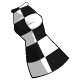 White Checkered Dress (now Wallop Figurine (right))