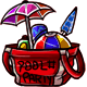 Red Pool Party Bag