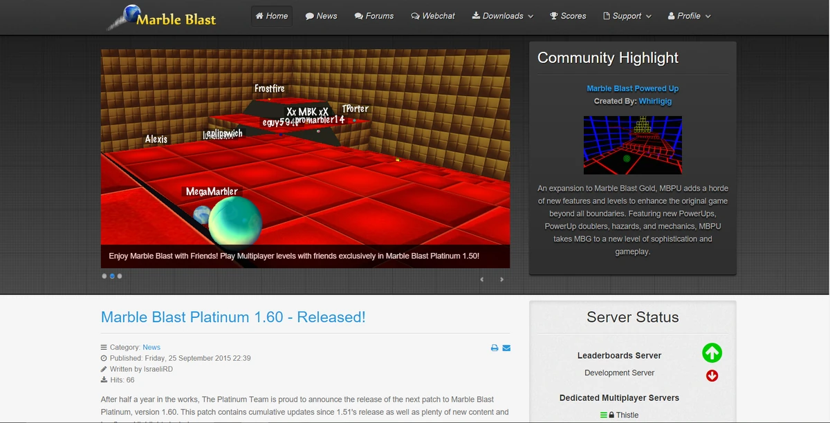 Marble Blast Forums Marble Blast Wiki Fandom