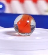 Red Eye on the podium after getting third in the Elimination Race (2019)