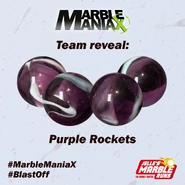 Team reveal for Marble ManiaX