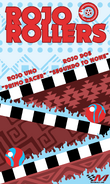 The Rojo Rollers announcement poster