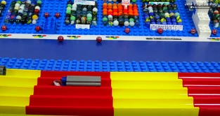 A fan's attempt, which the security took care of.