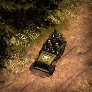 REP Jeep 3DPortrait ArmyGreen